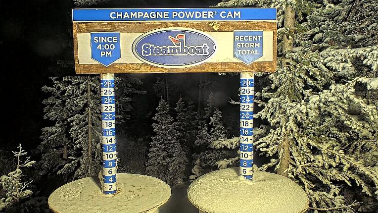 Webcam Steamboat: Champagne Snow Stake