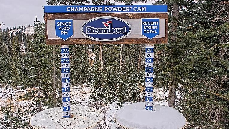 Webcam Steamboat: Champagne Snow Stake
