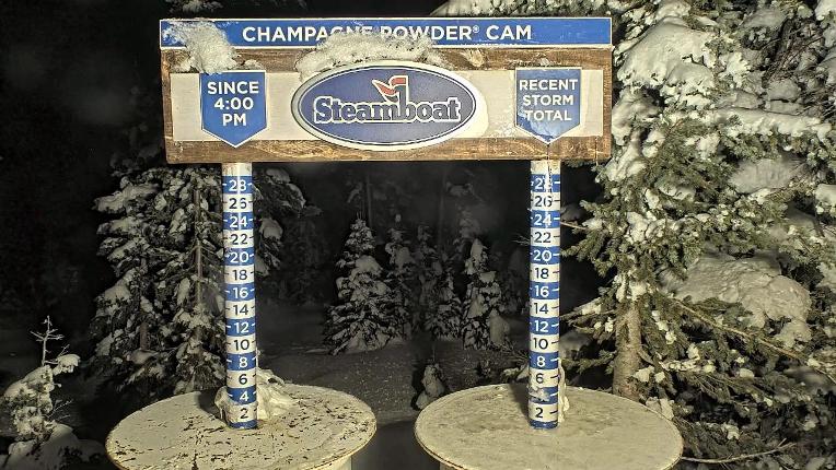 Webcam Steamboat: Champagne Snow Stake