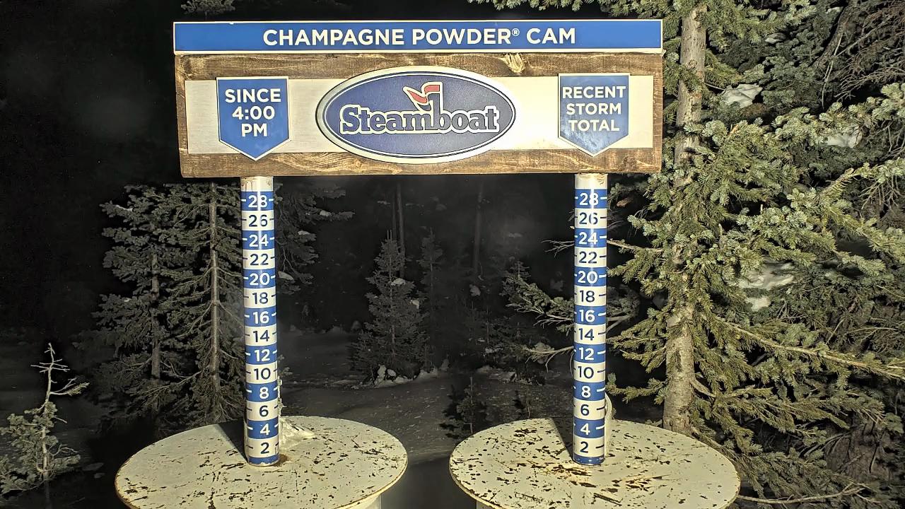 Webcam Steamboat: Champagne Snow Stake
