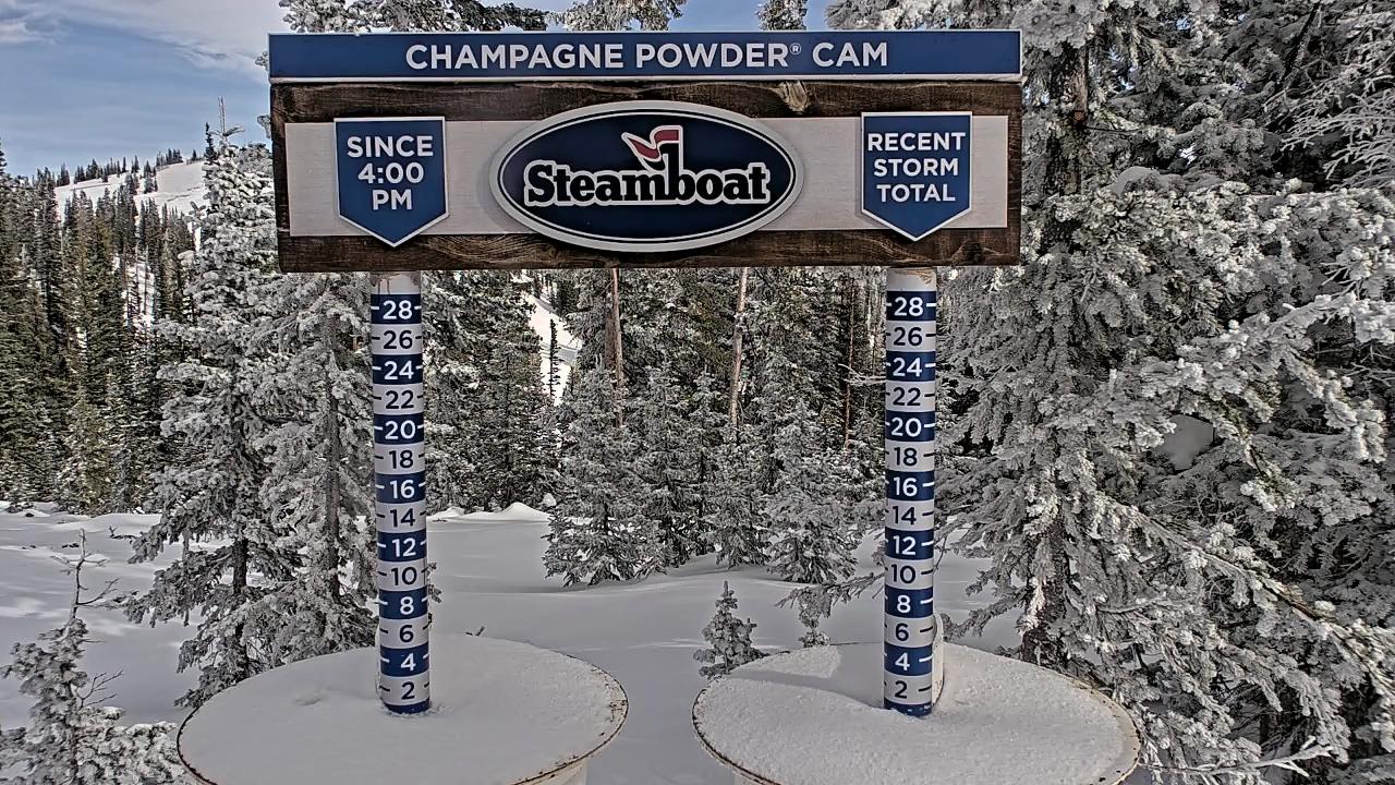 Webcam Steamboat: Champagne Snow Stake
