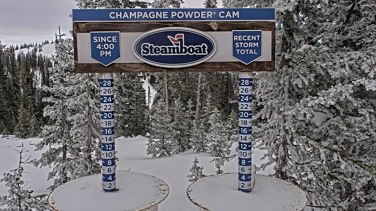 Webcam Steamboat: Champagne Snow Stake