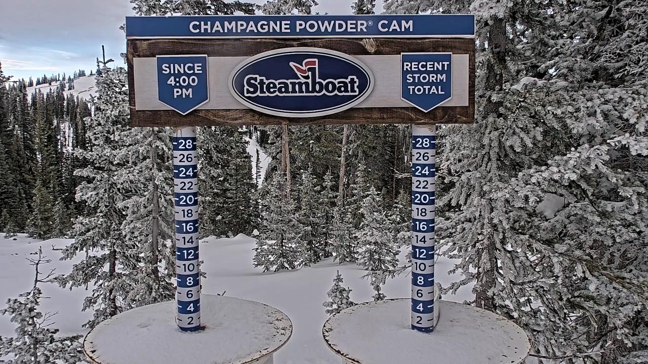 Webcam Steamboat: Champagne Snow Stake