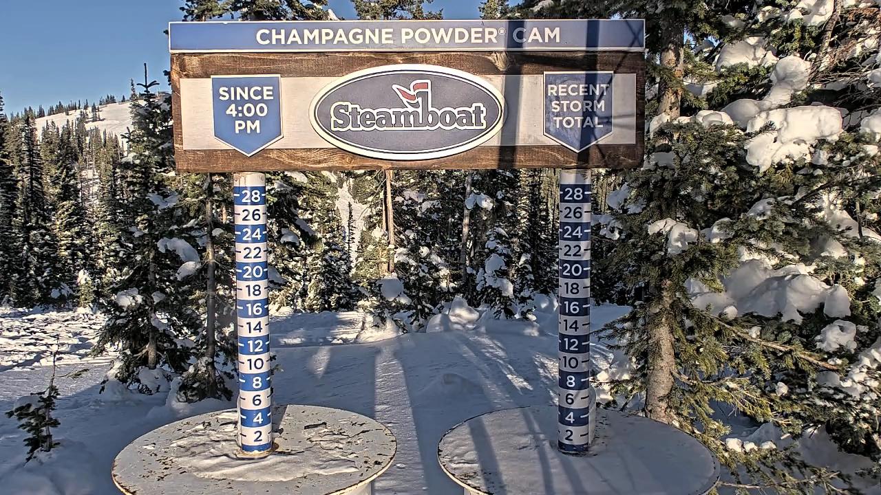 Webcam Steamboat: Champagne Snow Stake