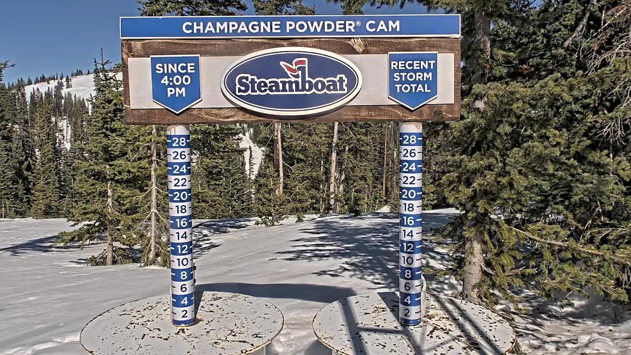Webcam Steamboat: Champagne Snow Stake