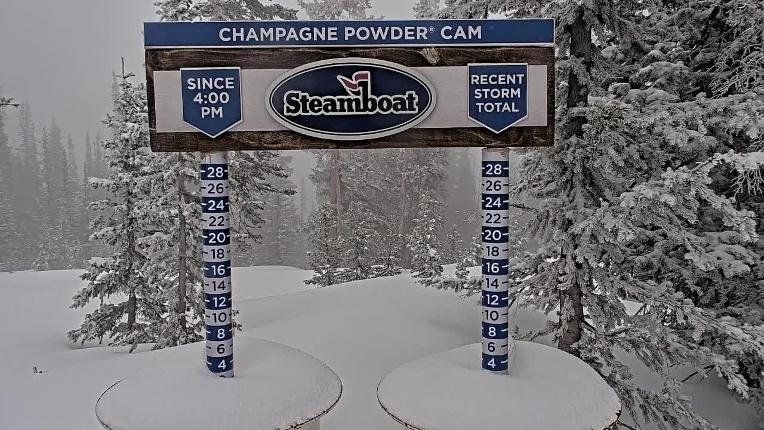 Webcam Steamboat: Champagne Snow Stake