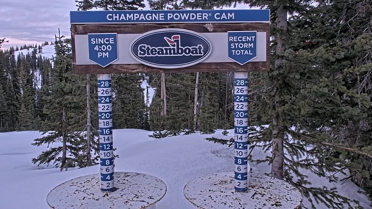 Webcam Steamboat: Champagne Snow Stake