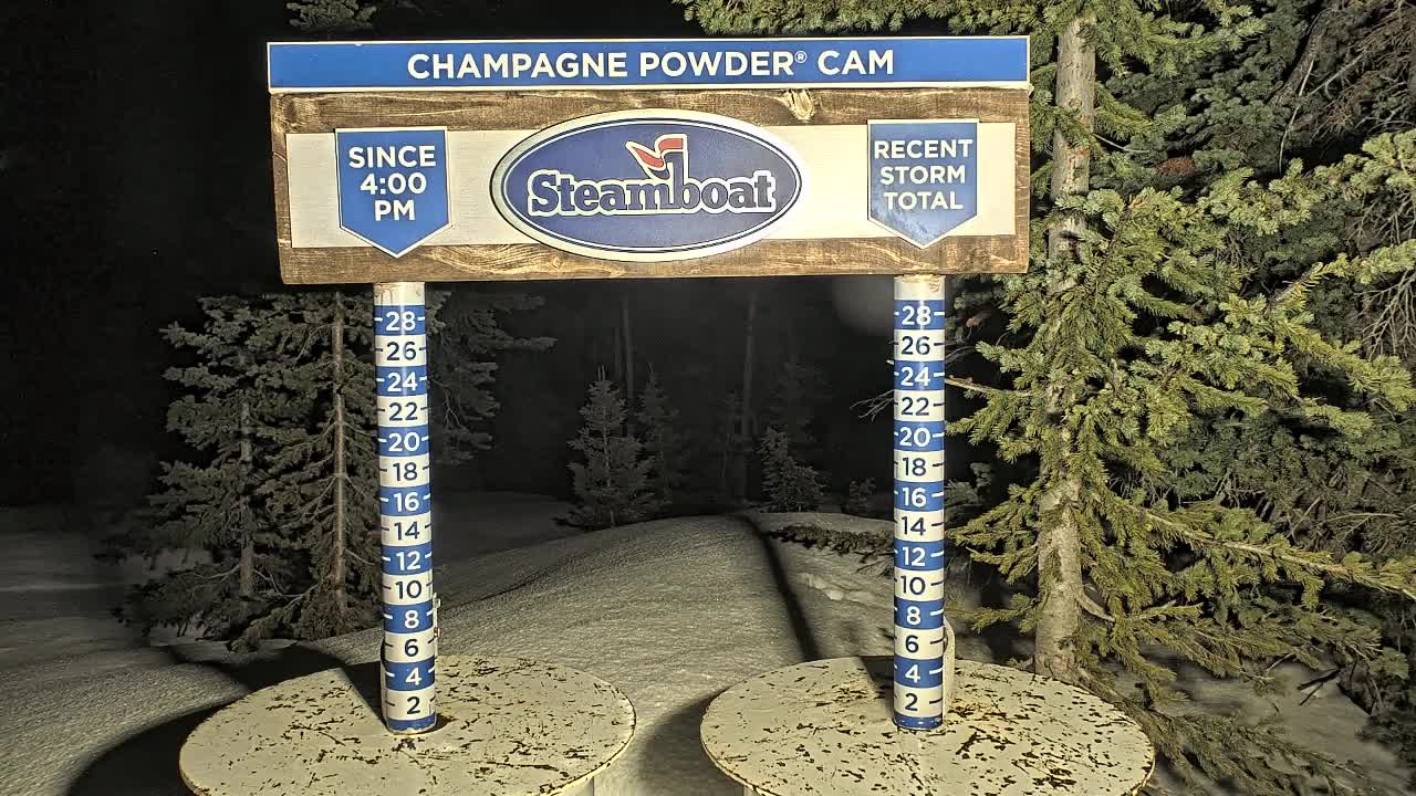 Webcam Steamboat: Champagne Snow Stake