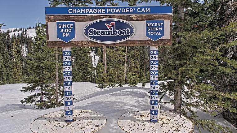 Webcam Steamboat: Champagne Snow Stake