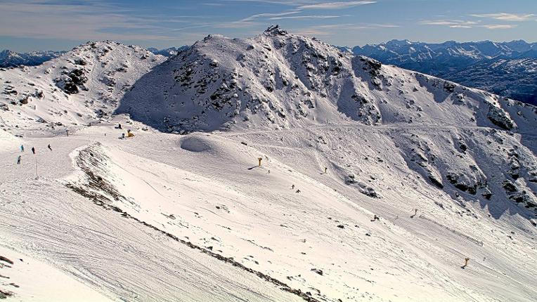 Webcam The Remarkables: Sugar bowl from base