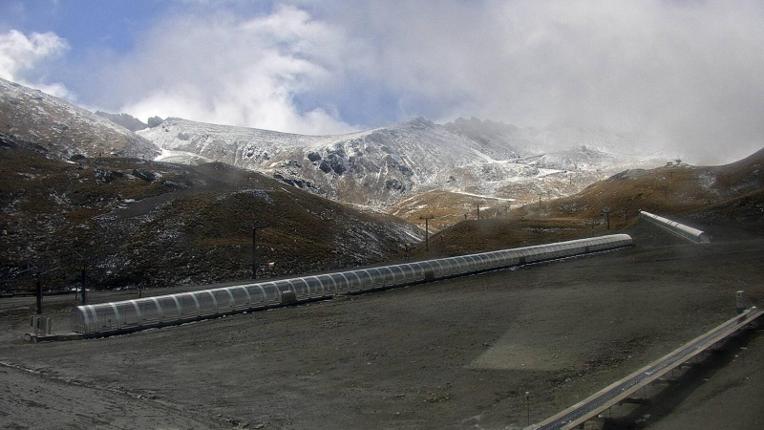 Webcam The Remarkables: Sugar bowl from base