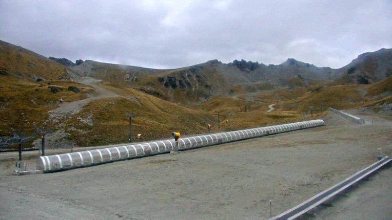 Webcam The Remarkables: Sugar bowl from base