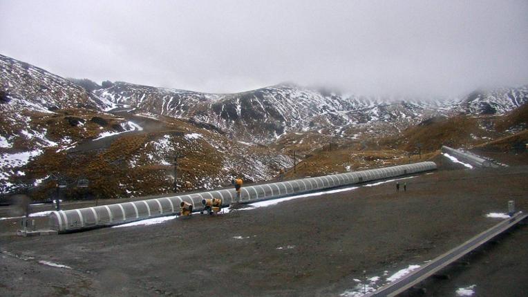Webcam The Remarkables: Sugar bowl from base