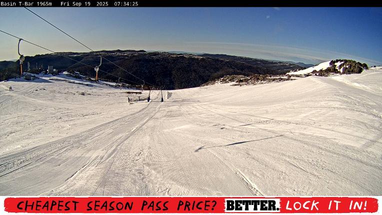 Webcam Thredbo: Basin T-Bar