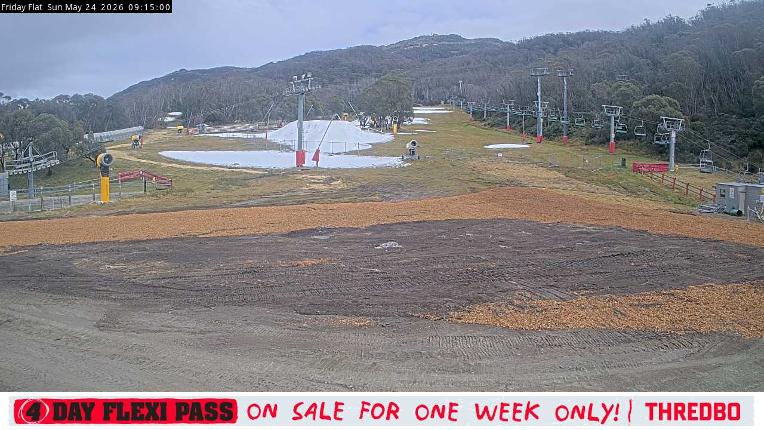 Webcam Thredbo: Friday Flat