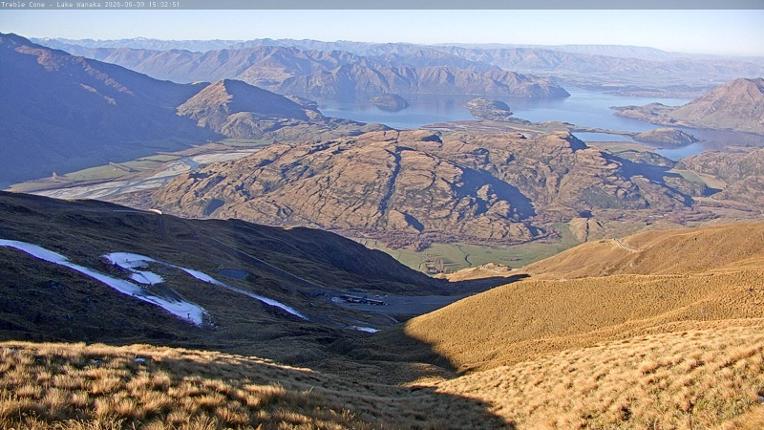 Webcam Treble Cone: Lake Wanaka view