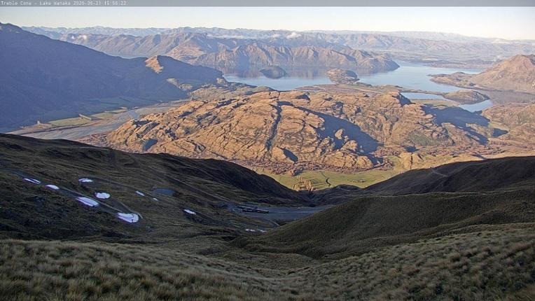 Webcam Treble Cone: Lake Wanaka view