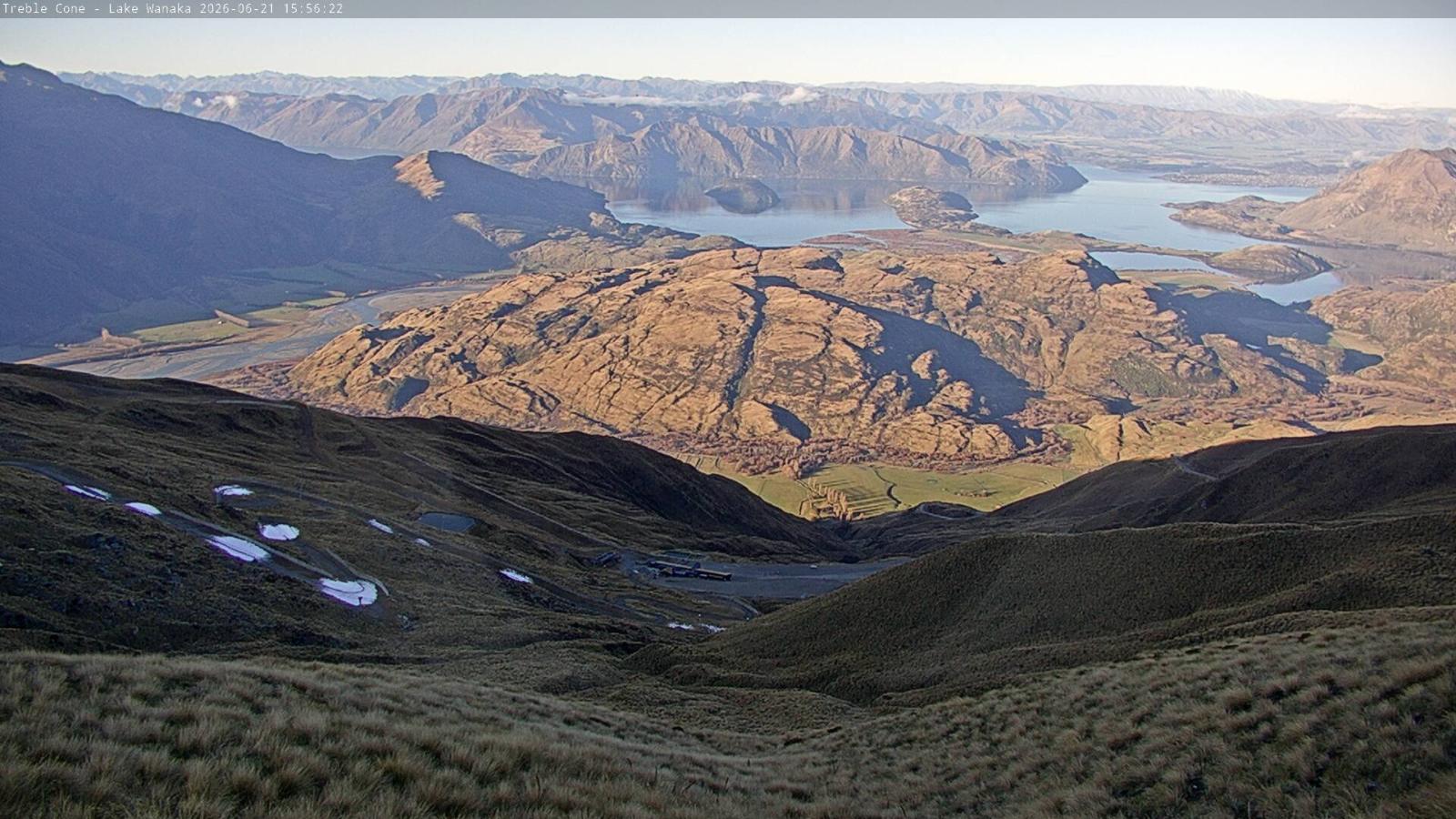 Webcam Treble Cone: Lake Wanaka view