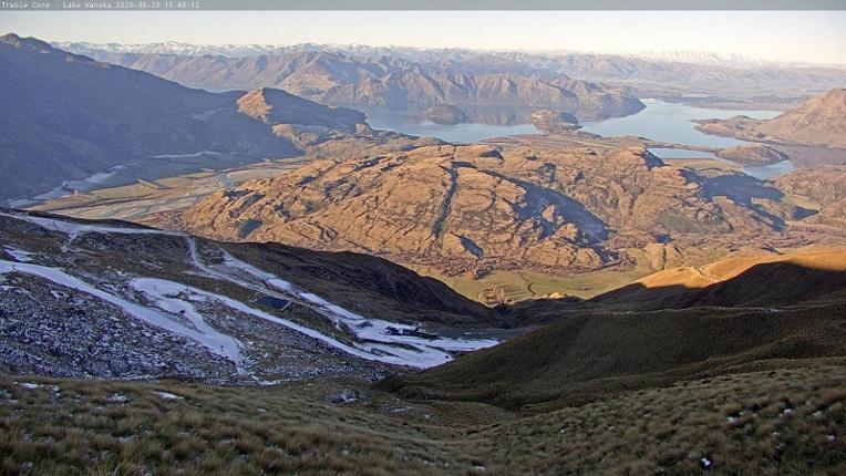 Webcam Treble Cone: Lake Wanaka view