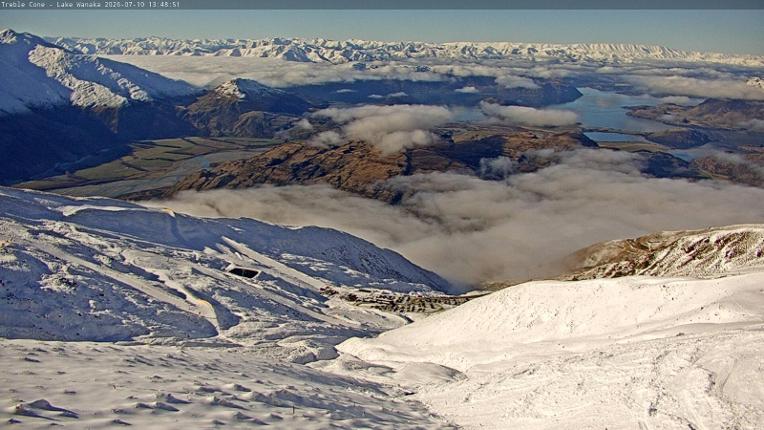 Webcam Treble Cone: Lake Wanaka view