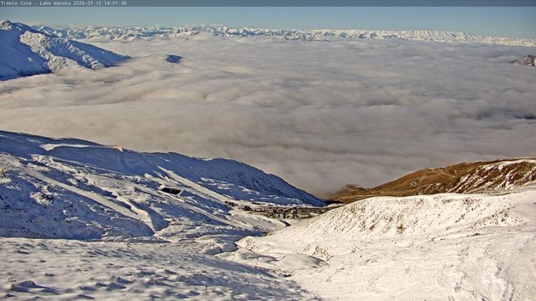 Webcam Treble Cone: Lake Wanaka view