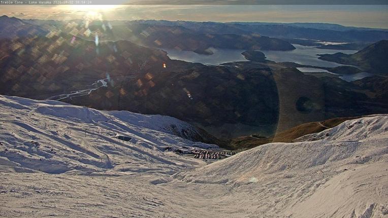 Webcam Treble Cone: Lake Wanaka view