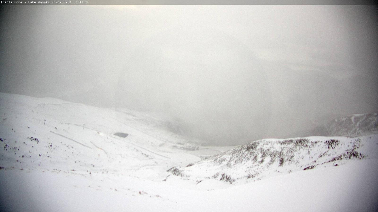 Webcam Treble Cone: Lake Wanaka view