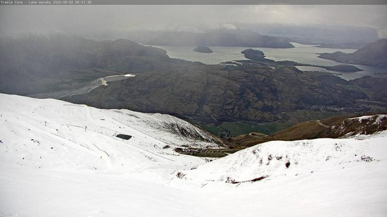 Webcam Treble Cone: Lake Wanaka view