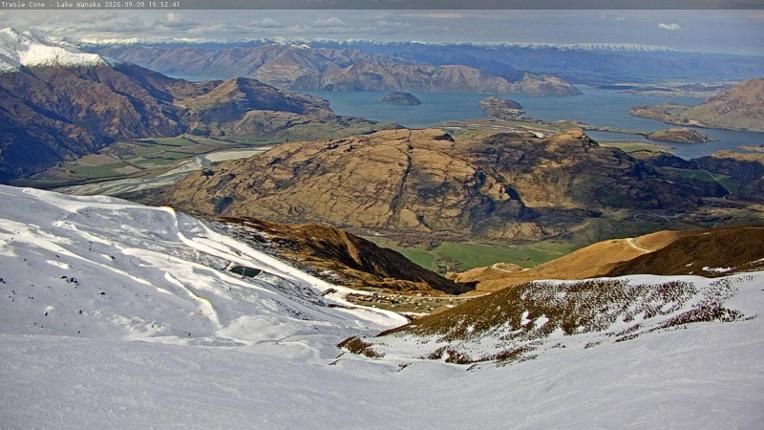 Webcam Treble Cone: Lake Wanaka view