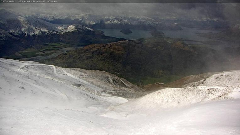 Webcam Treble Cone: Lake Wanaka view