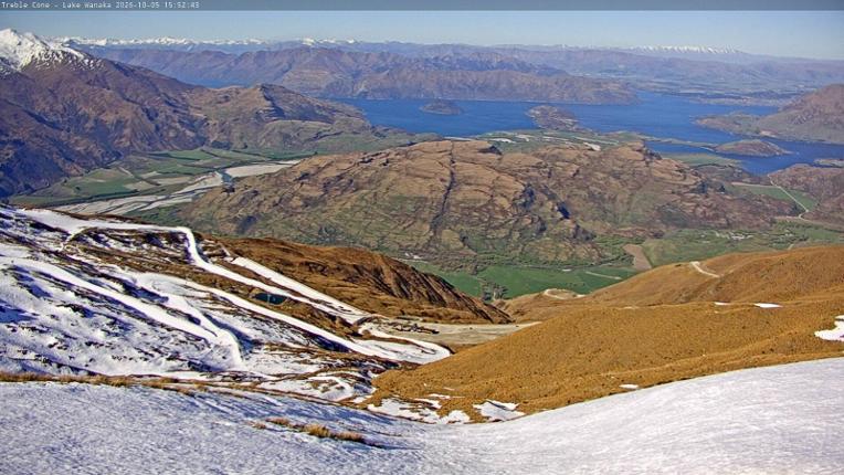 Webcam Treble Cone: Lake Wanaka view