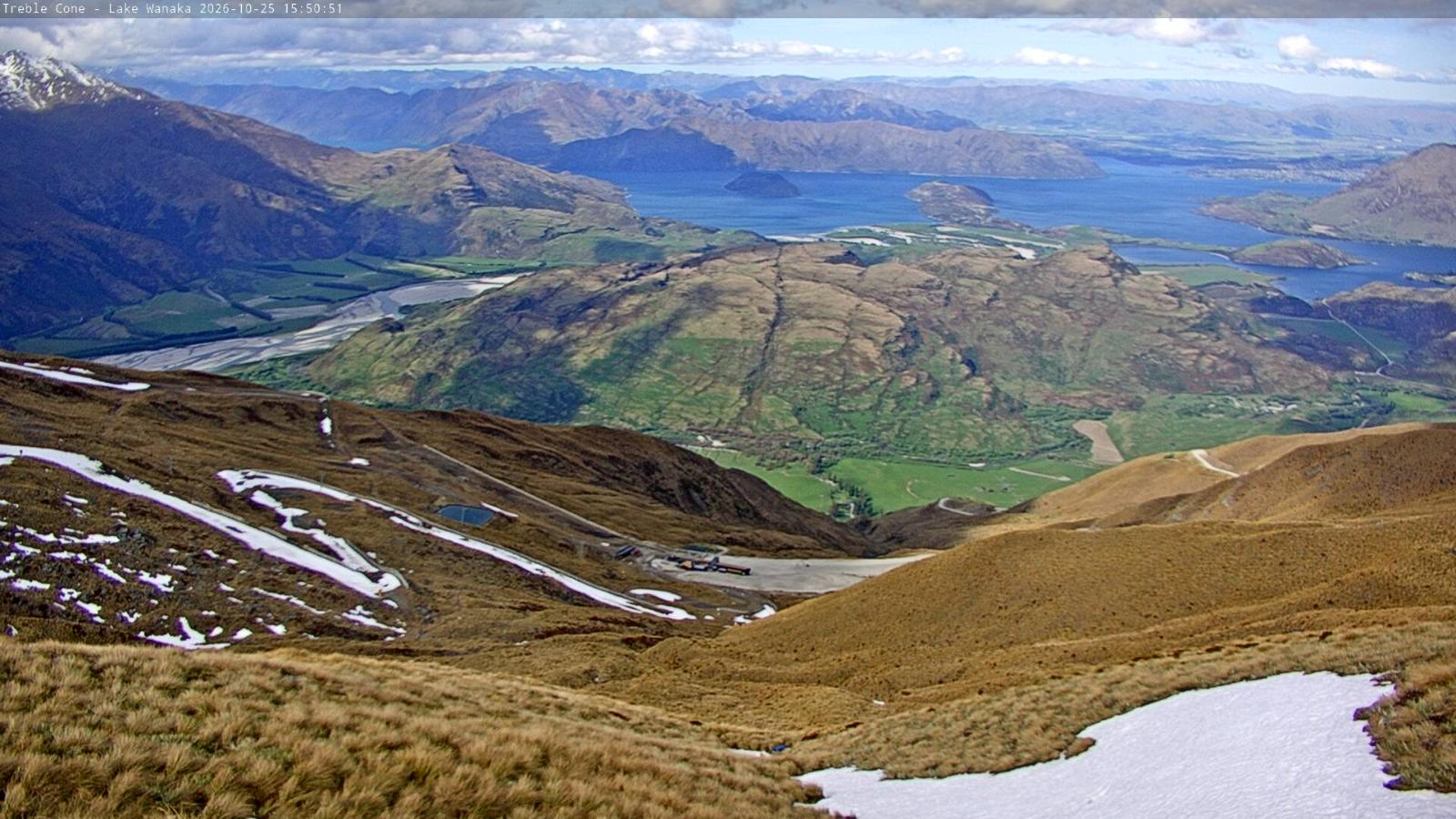 Webcam Treble Cone: Lake Wanaka view