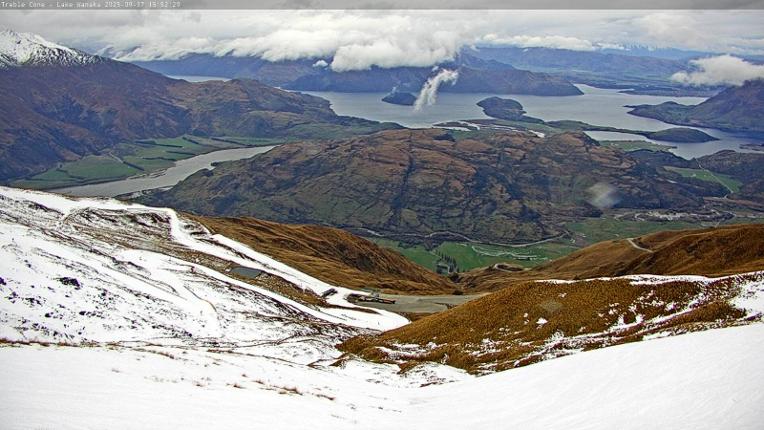 Webcam Treble Cone: Lake Wanaka view