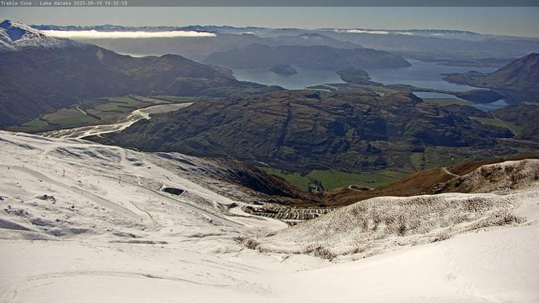 Webcam Treble Cone: Lake Wanaka view