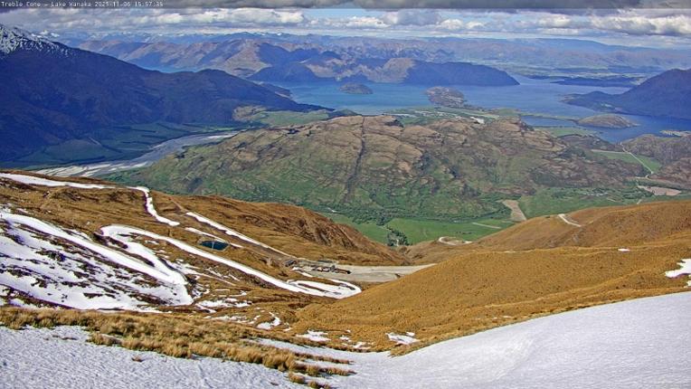Webcam Treble Cone: Lake Wanaka view
