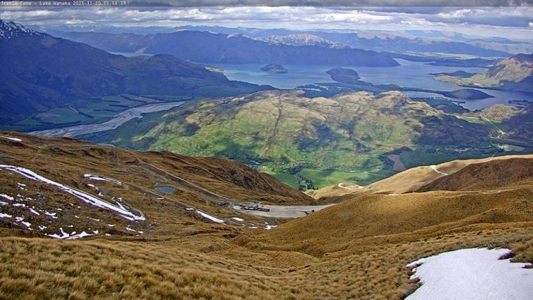 Webcam Treble Cone: Lake Wanaka view