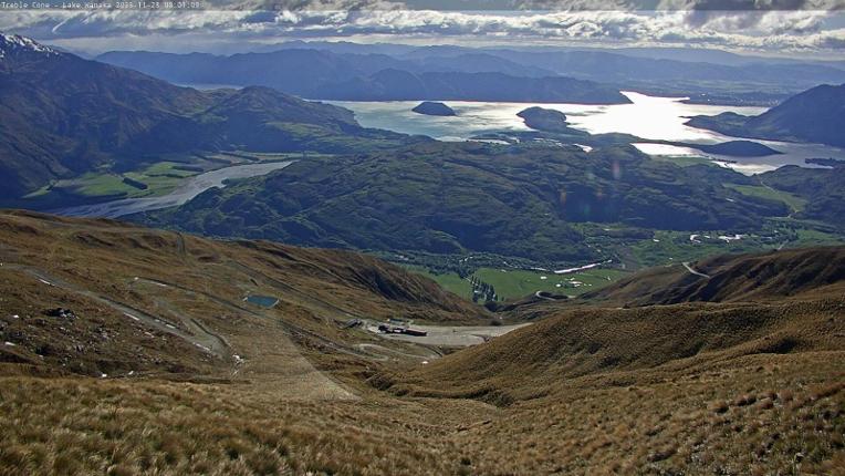 Webcam Treble Cone: Lake Wanaka view