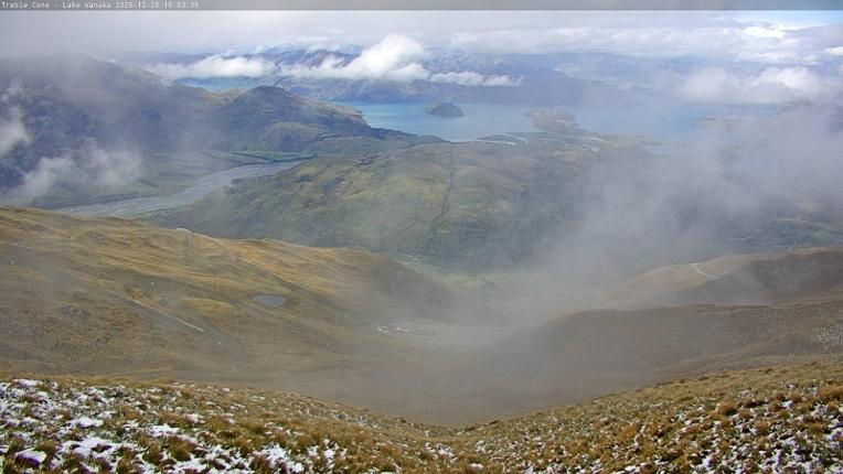 Webcam Treble Cone: Lake Wanaka view