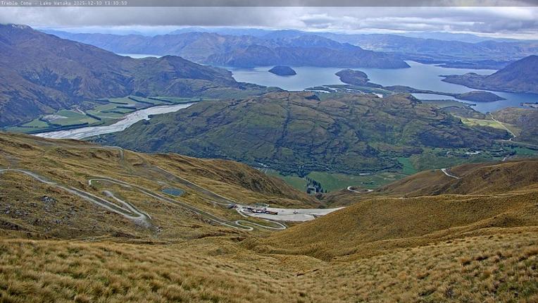 Webcam Treble Cone: Lake Wanaka view