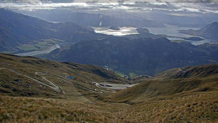 Webcam Treble Cone: Lake Wanaka view