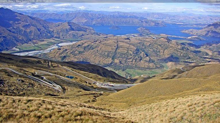 Webcam Treble Cone: Lake Wanaka view