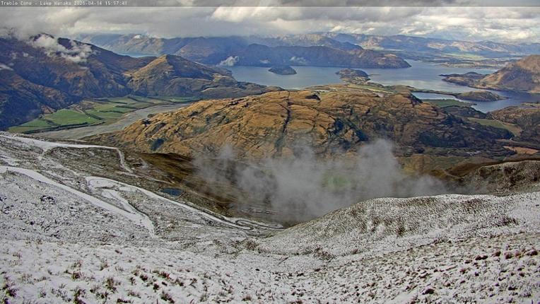 Webcam Treble Cone: Lake Wanaka view
