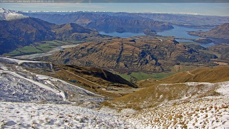 Webcam Treble Cone: Lake Wanaka view