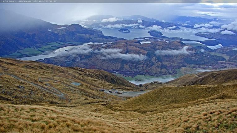 Webcam Treble Cone: Lake Wanaka view