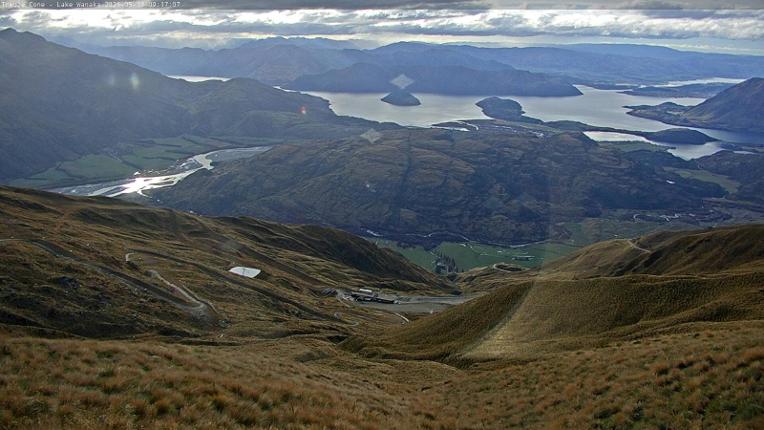 Webcam Treble Cone: Lake Wanaka view
