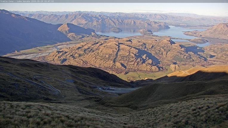 Webcam Treble Cone: Lake Wanaka view