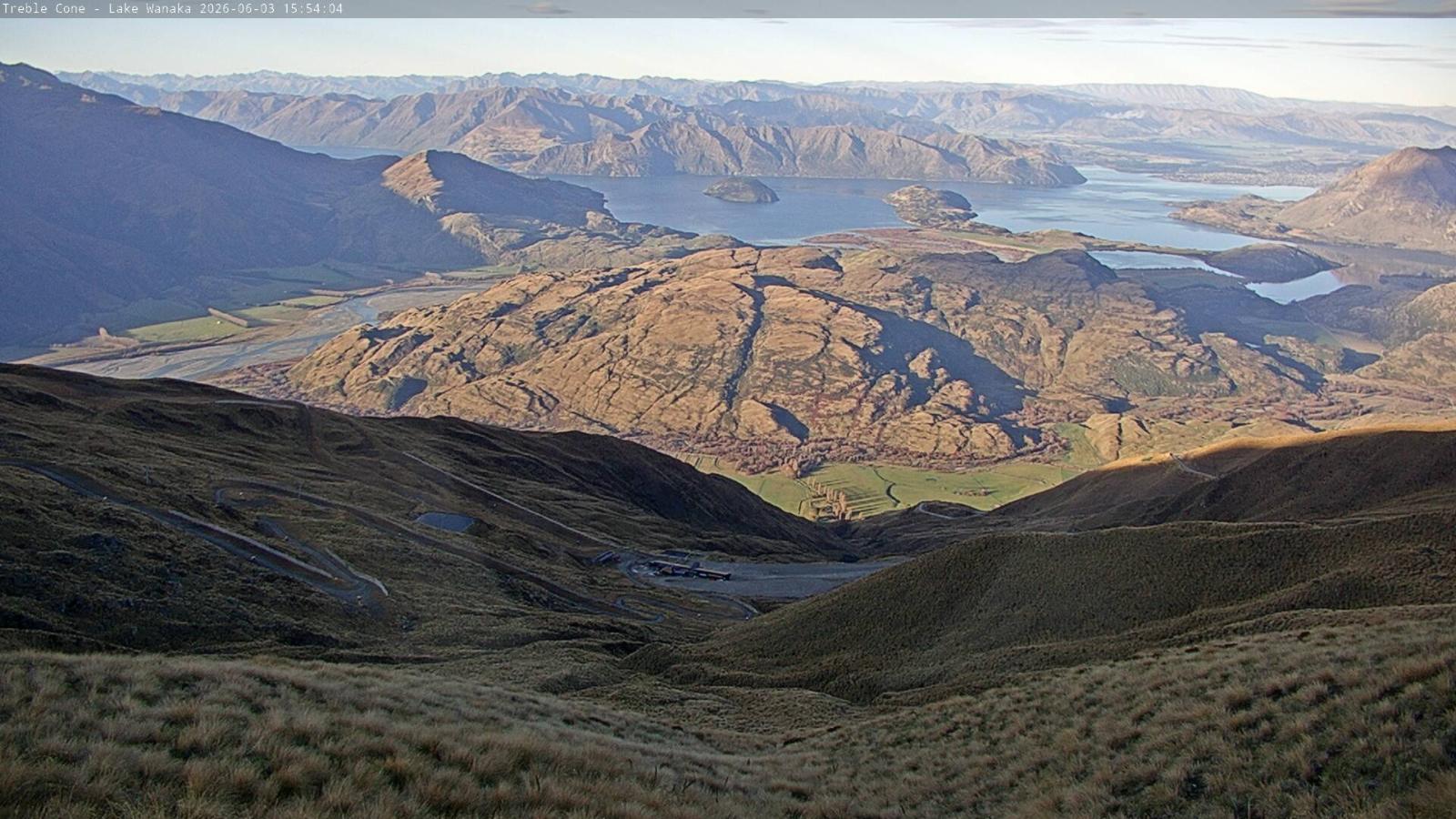 Webcam Treble Cone: Lake Wanaka view
