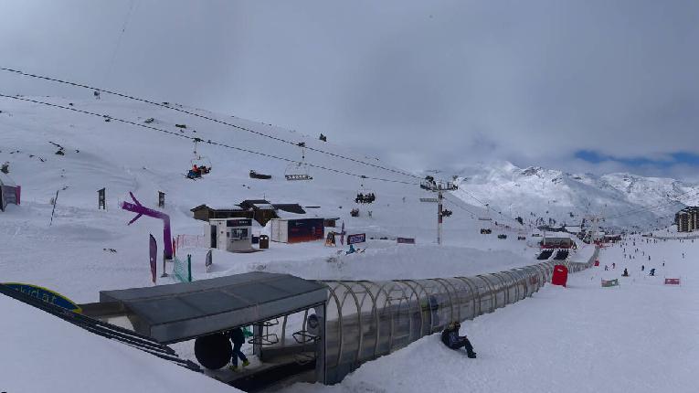 Webcam Val Thorens: Rond point des pistes