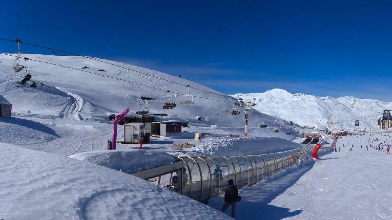 Webcam Val Thorens: Rond point des pistes