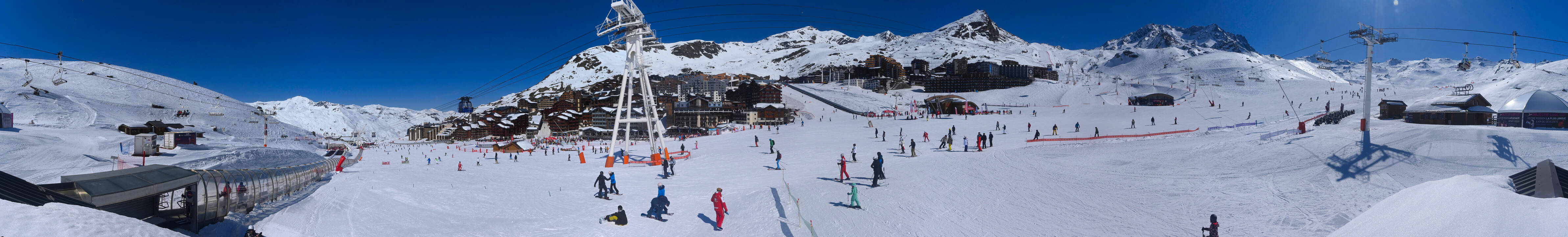Webcam Val Thorens: Rond point des pistes